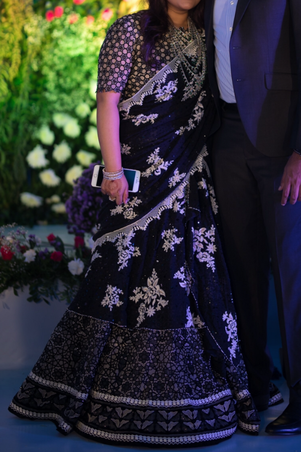 Tarun Tahiliani Black Lehenga Set