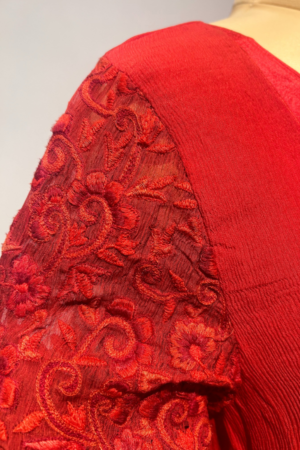 Anamika Khanna Red Anarkali