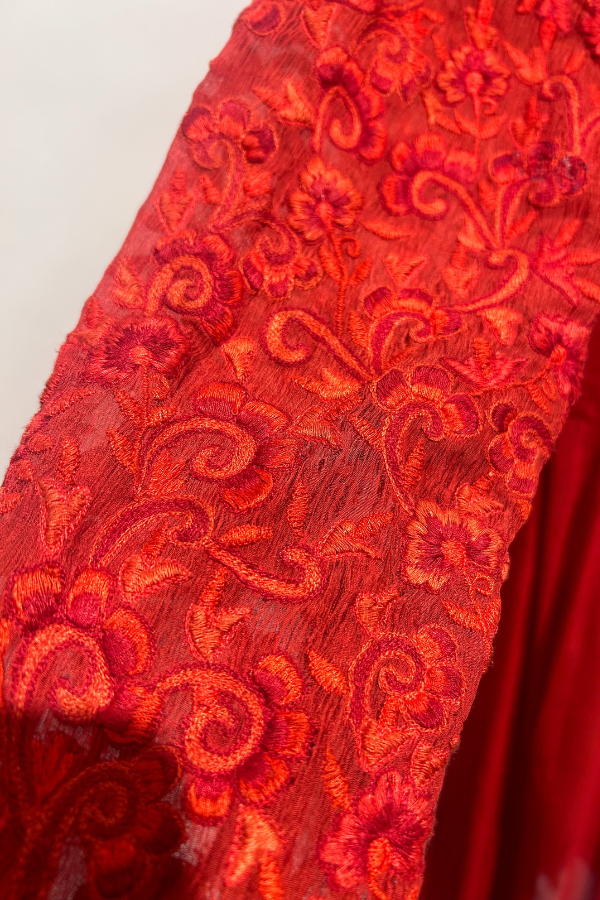 Anamika Khanna Red Anarkali