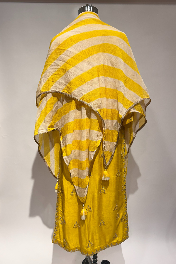 Lachesis Yellow Kurta Set