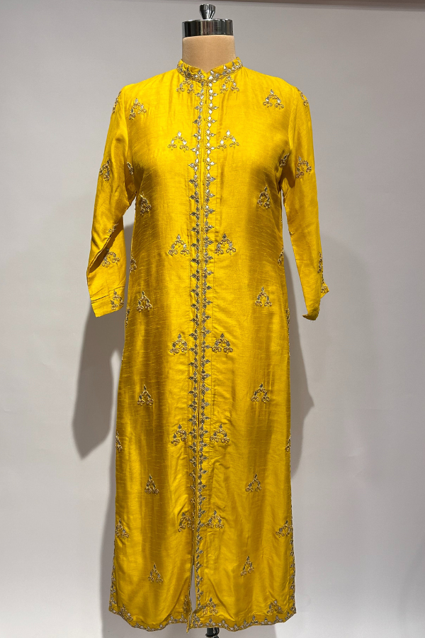 Lachesis Yellow Kurta Set