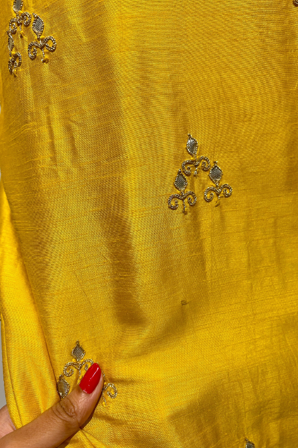 Lachesis Yellow Kurta Set
