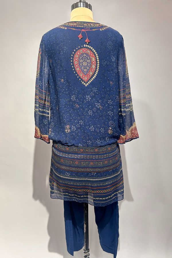 Tarun Tahiliani Blue Kurta Set