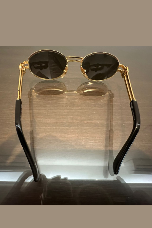 Gianni Versace Black Vintage Sunglasses