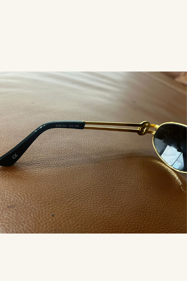 Gianni Versace Black Vintage Sunglasses