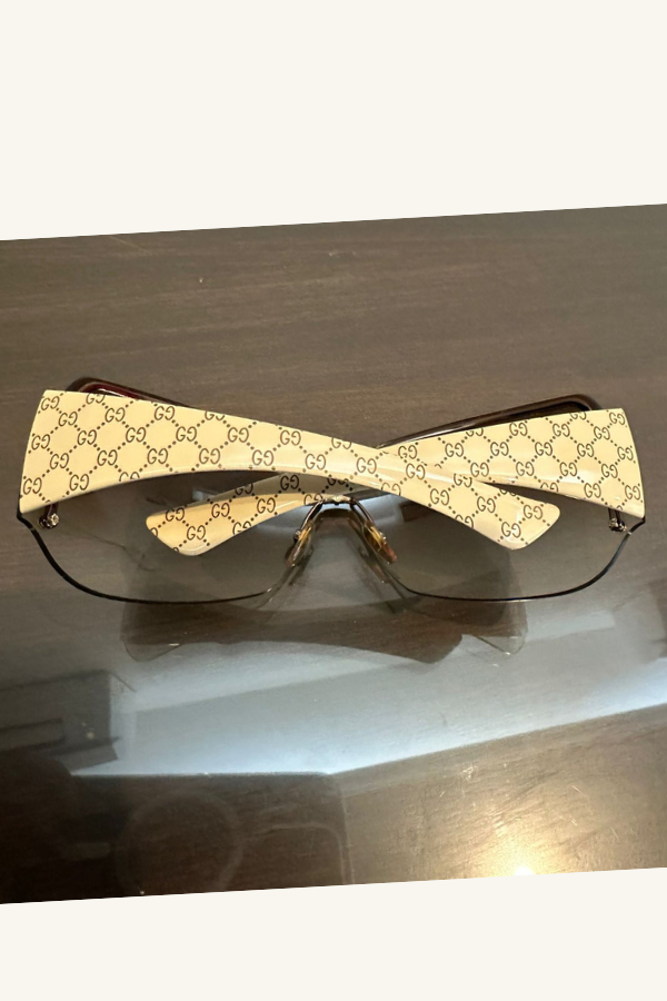 Gucci GG Monogram Wrap Sunglasses – Kuro Clothing India