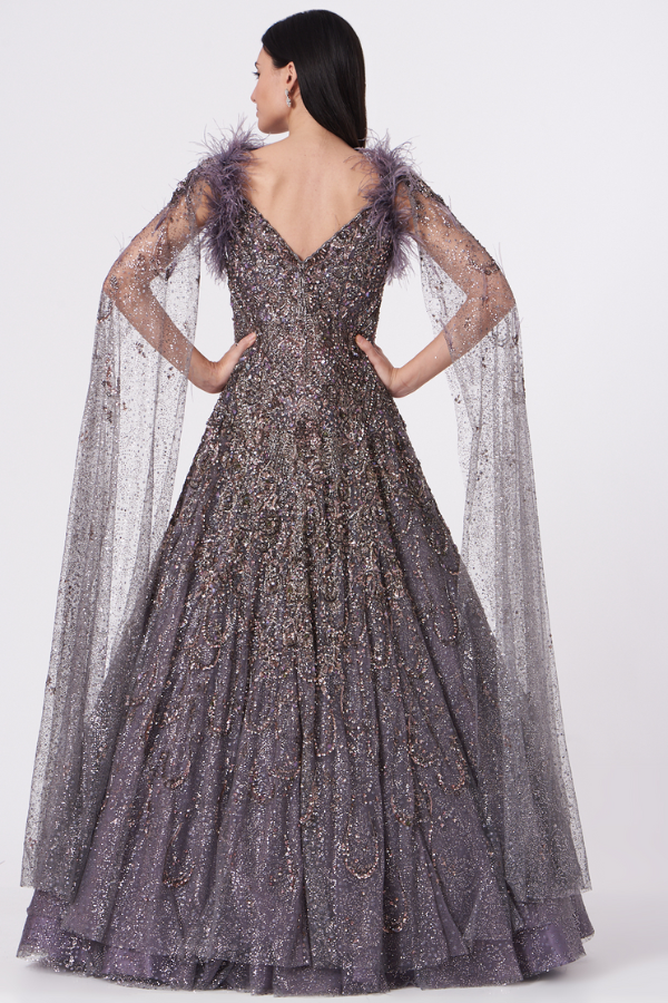 Dolly J  Embellished Jacket Lehenga Set