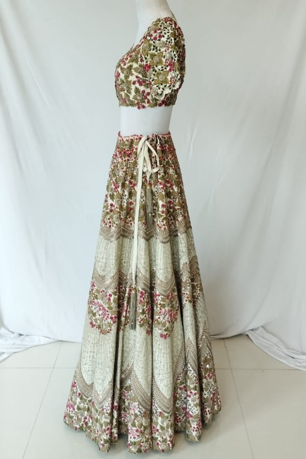 Anamika Khanna Embroidered Lehenga Set