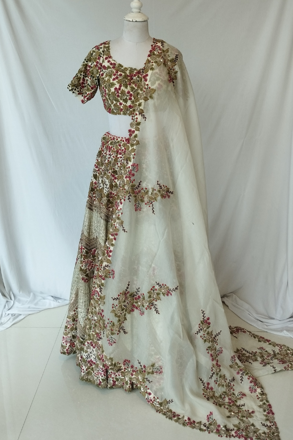 Anamika Khanna Embroidered Lehenga Set