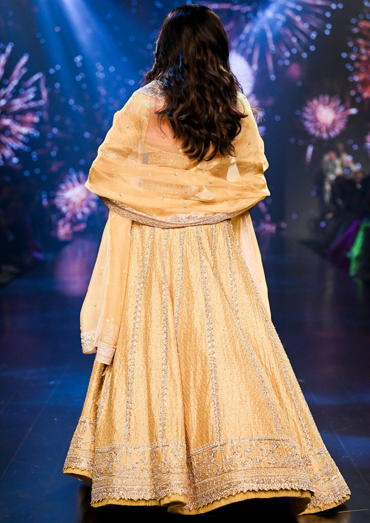 Anushree Reddy Ahilaya Floral Bridal Lehenga Set