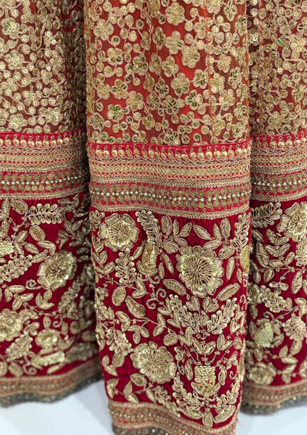 Sabyasachi Regal Red Bridal Lehenga Set