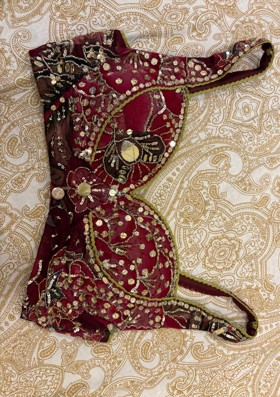 Mahima Mahajan Embroidered Wine Red Lehenga Set