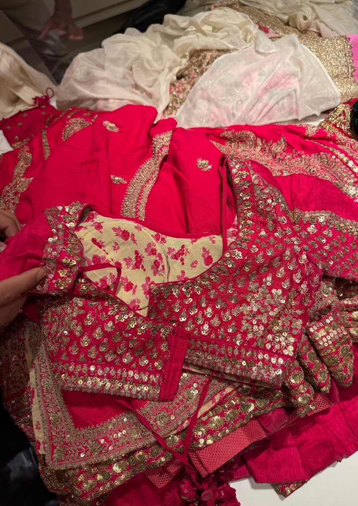Sabyasachi Traditional Red Bridal Lehenga