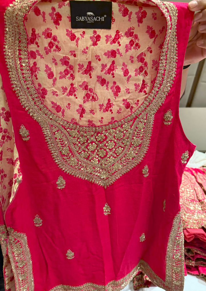 Sabyasachi Traditional Red Bridal Lehenga