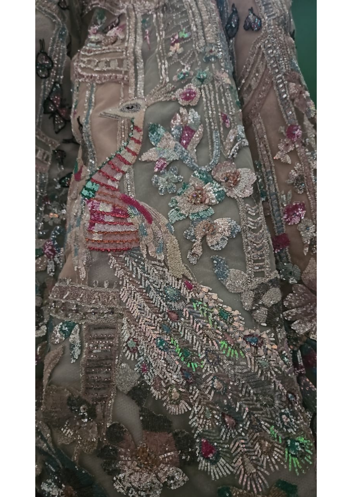 Sulakshana Monga Pastel Butterfly Embellished Lehenga Set