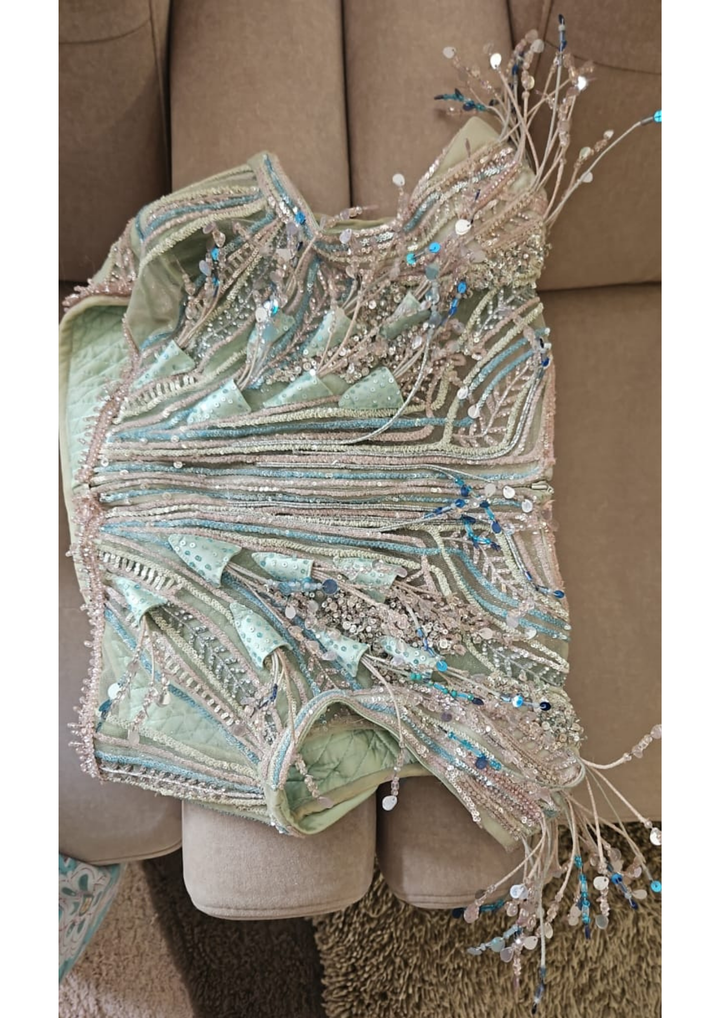 Sulakshana Monga Pastel Butterfly Embellished Lehenga Set