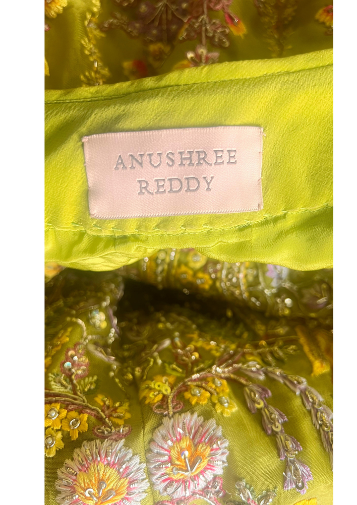 Anushree Reddy Floral Embroidered Lehenga