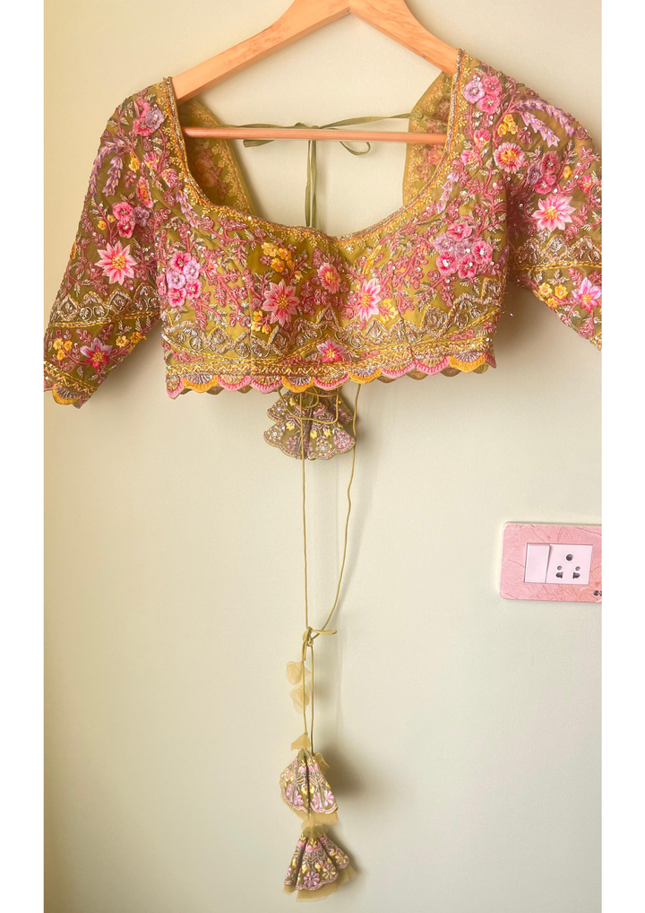 Anushree Reddy Floral Embroidered Lehenga