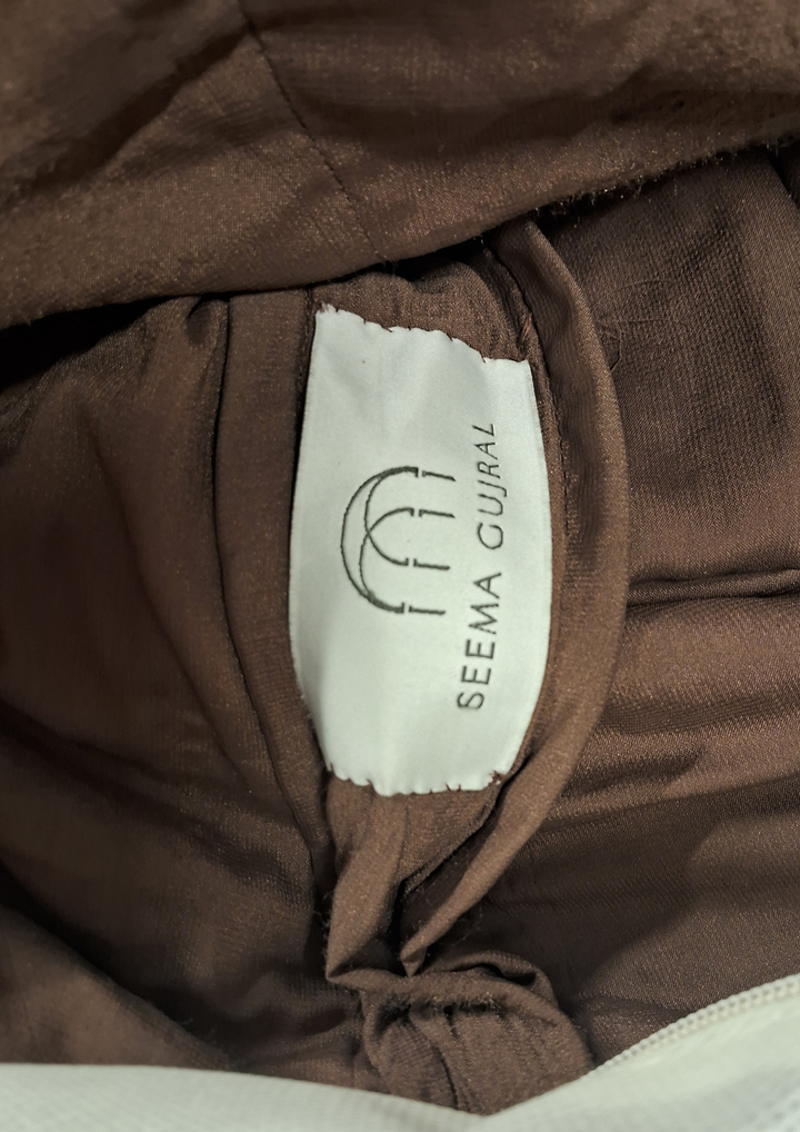 Seema Gujral Brown Sharara Set