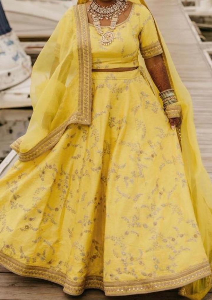 Sabyasachi Embroidered Lehenga Set