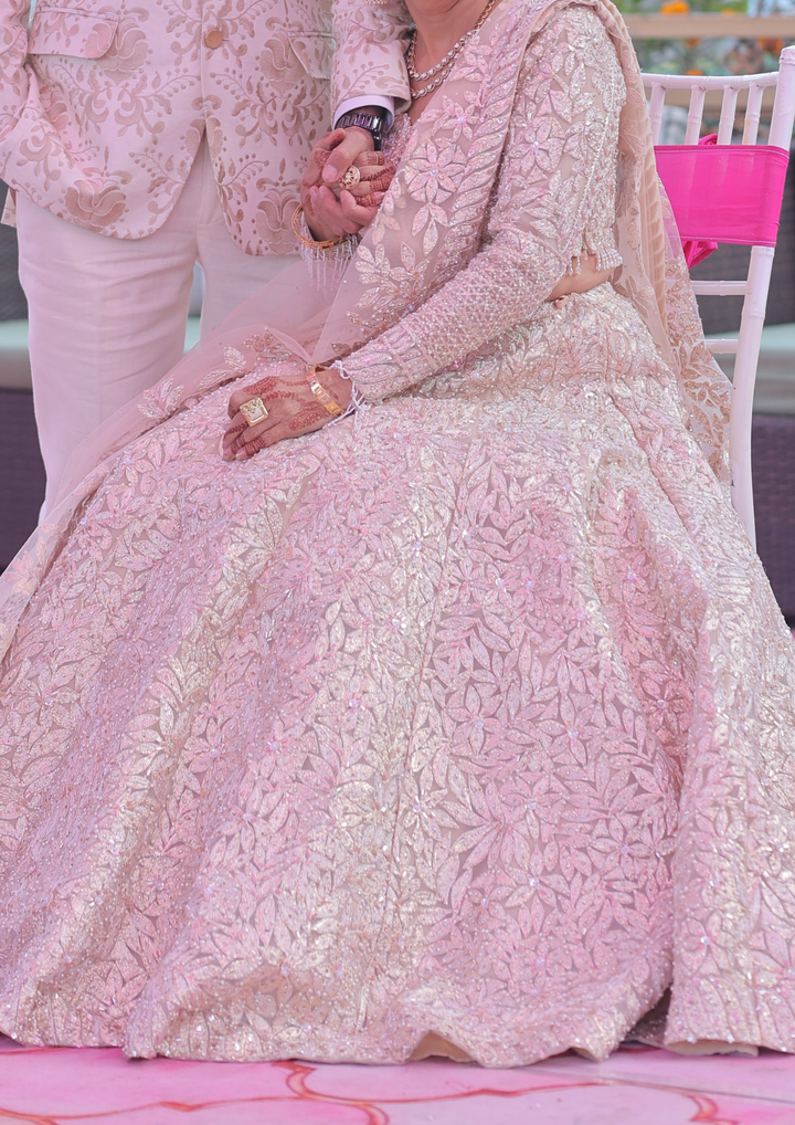 Seema Gujral Gold embellished lehenga set