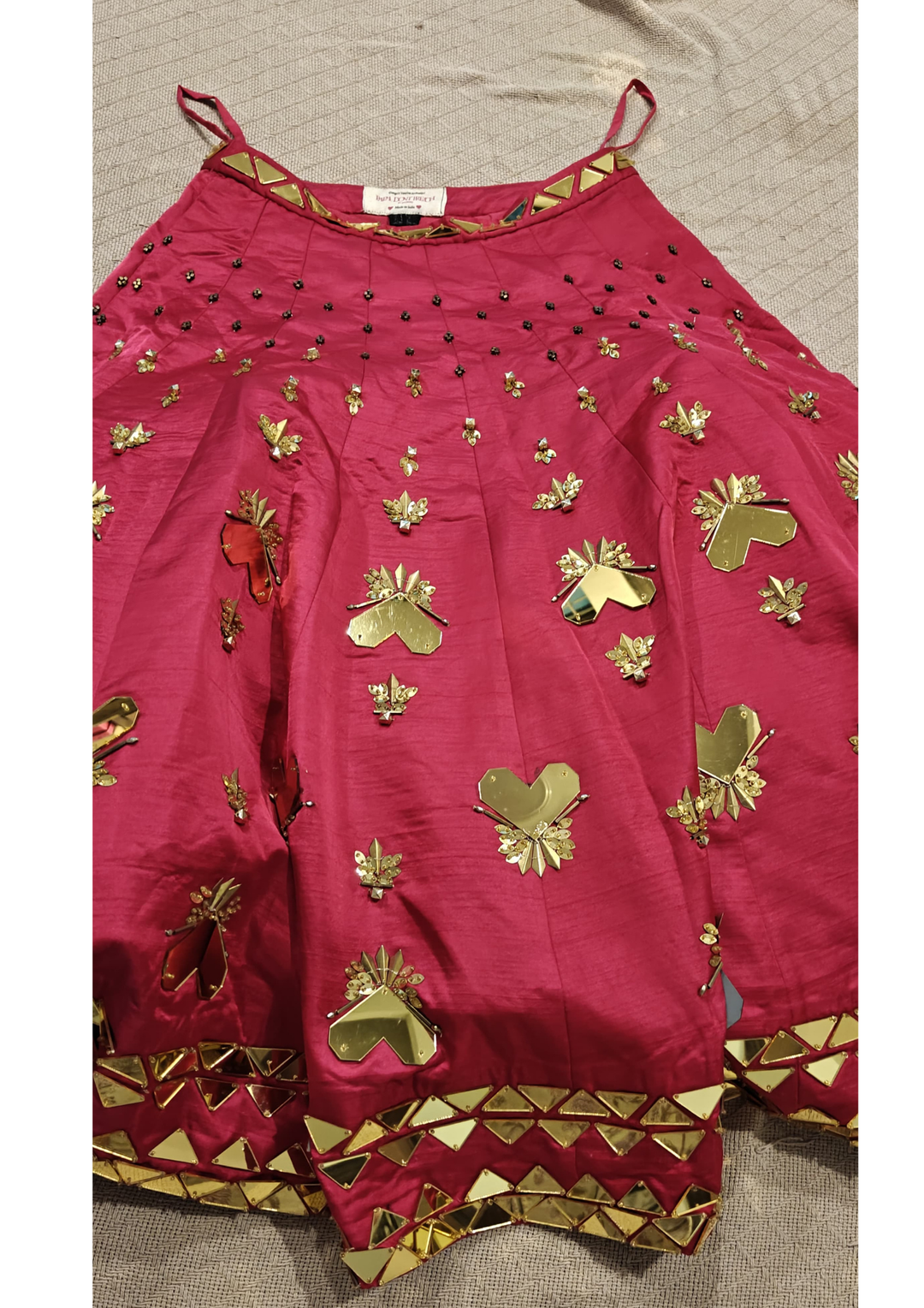 Papa Don't Preach Embellished Skirt set