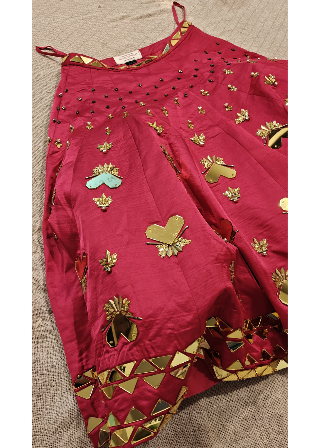 Papa Don't Preach Embellished Skirt set