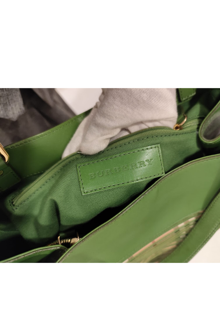 Burberry Haymarket Check Ravensdon Shoulder Bag