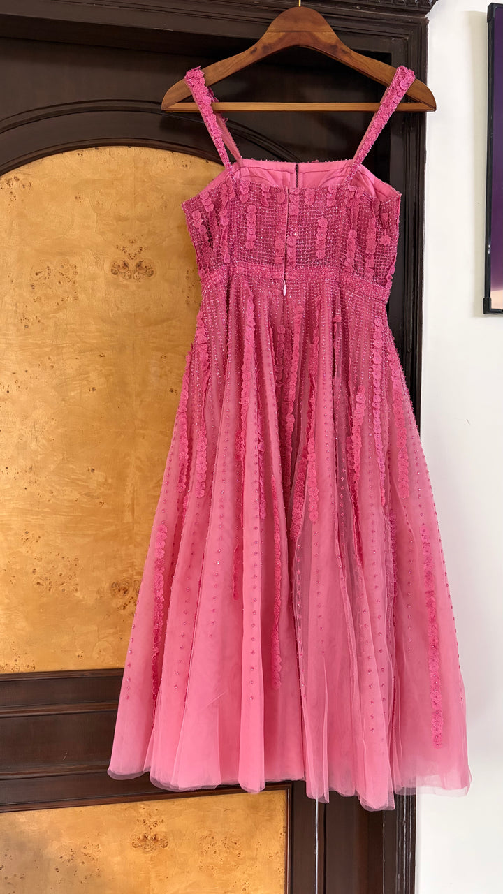 Sunaina Khera Pink Embellished Dress