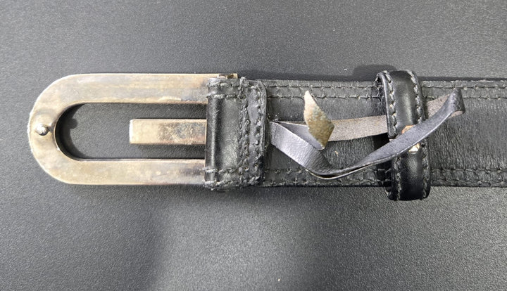 Gucci GG Buckle Leather Belt