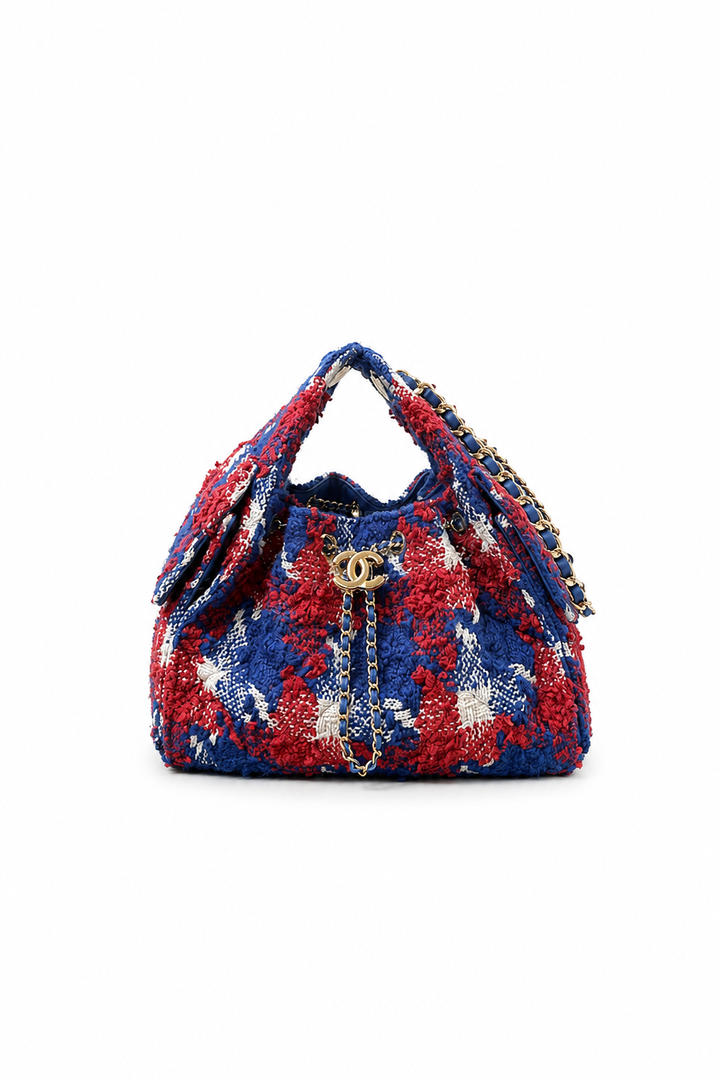 Chanel 25 Tweed Hobo Bag