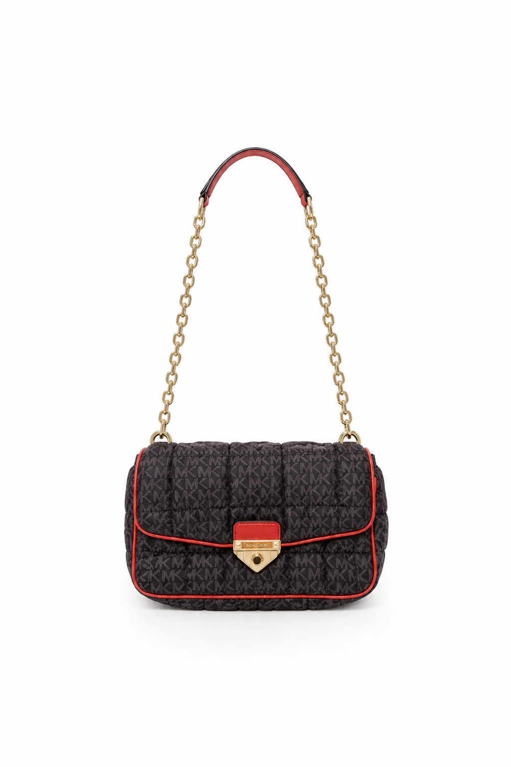 Michael Kors Soho Quilted Signature Logo Shoulder Bag