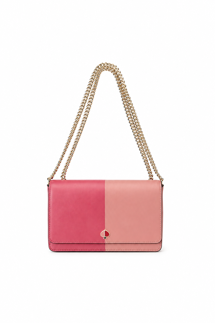 Kate Spade Nicola bicolor chain wallet bag