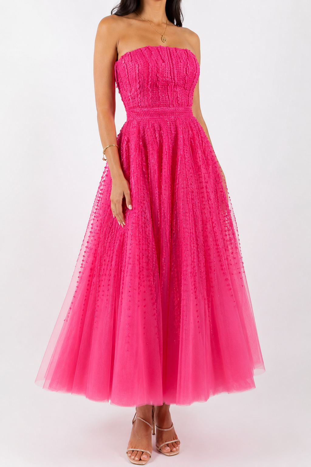 Sunaina Khera Pink Embellished Dress