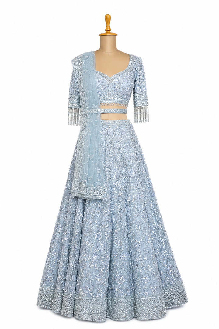 Seema Gujral Embellished Lehenga Set