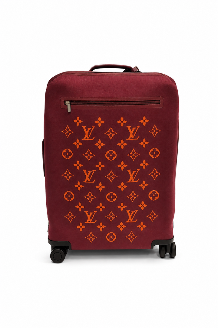 Louis Vuitton Jacquard Knit Monogram Soft Horizon 55 Luggage