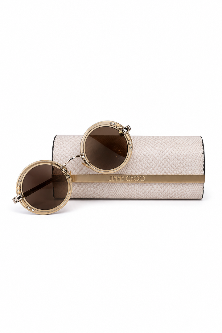 Jimmy Choo JIM-GEM Round Women's Sunglasses