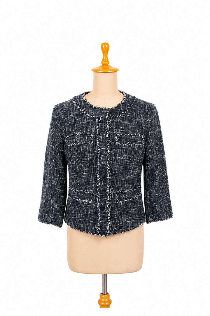 Michael Kors Cropped Tweed Jacket
