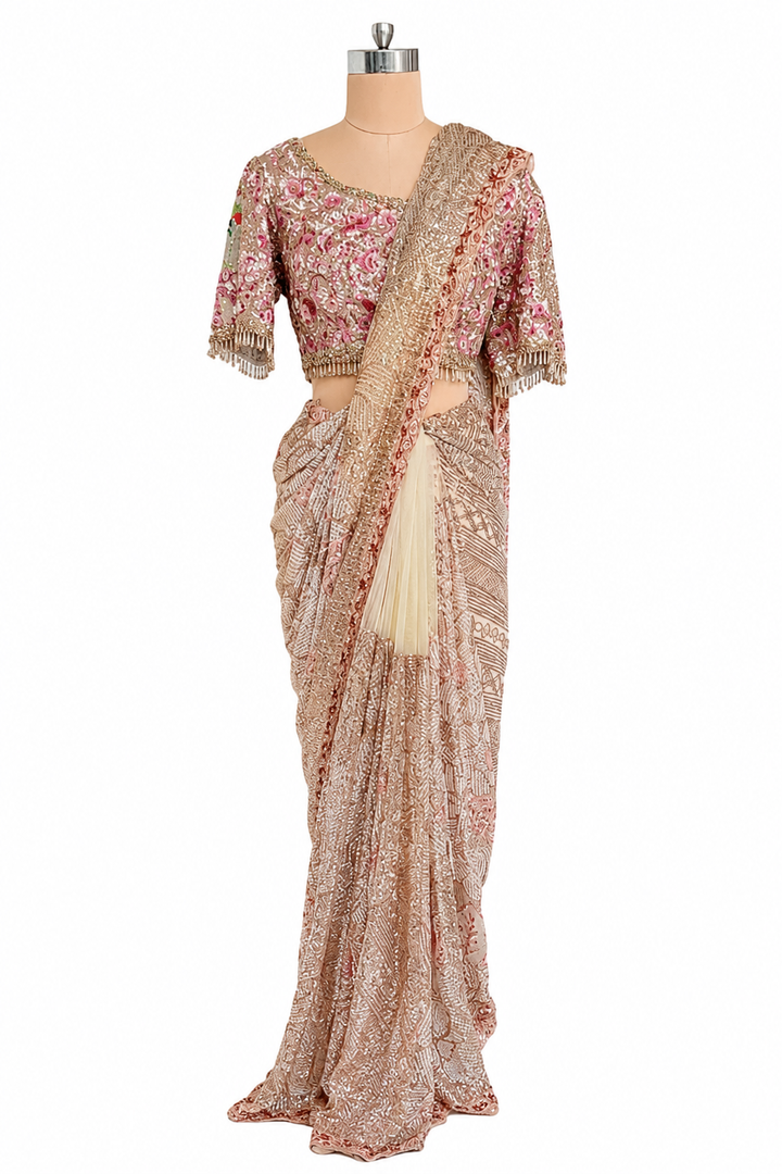 Rimple & Harpreet Embellished Saree