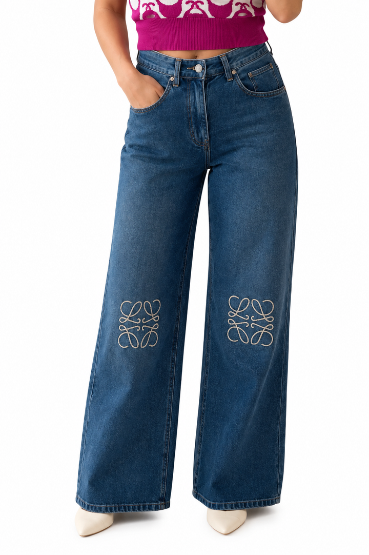 Loewe Anagram baggy jeans