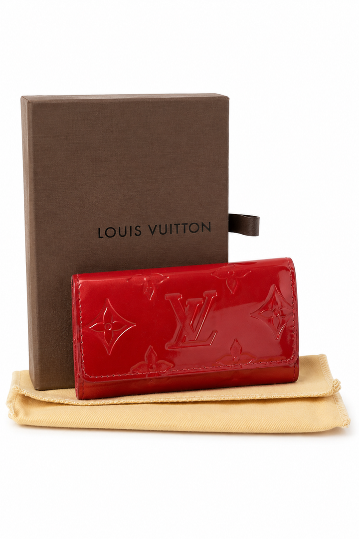 Louis Vuitton Monogram Vernis Multiclés 4 Ring Key Holder