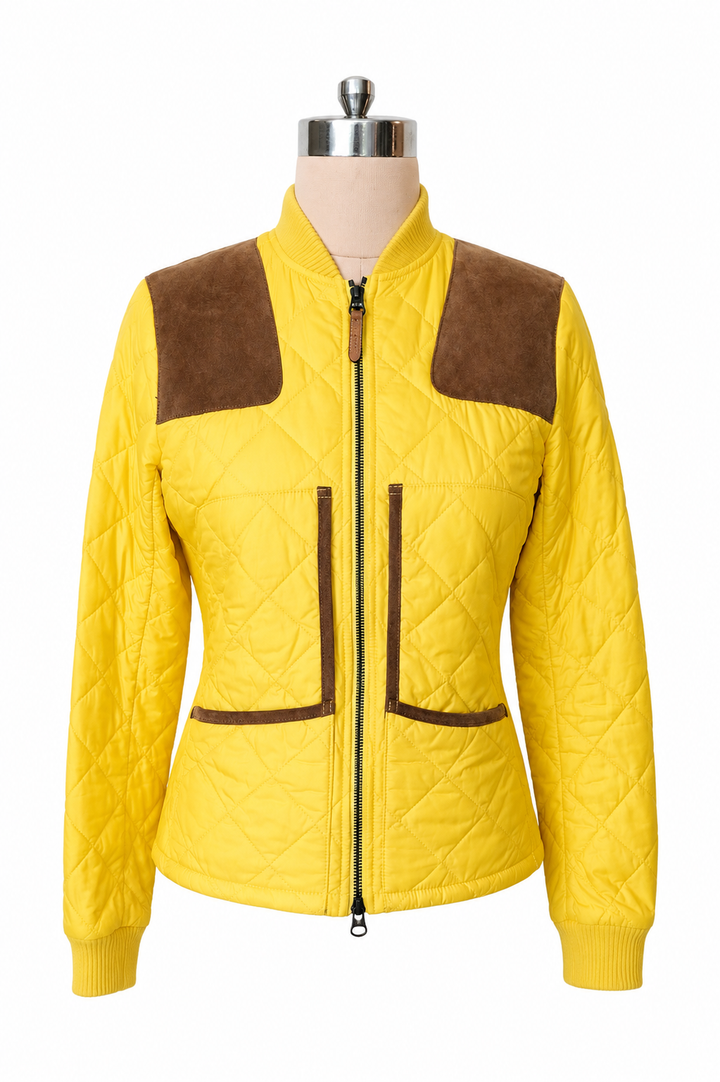 Ralph Lauren Yellow Quilted Jacket