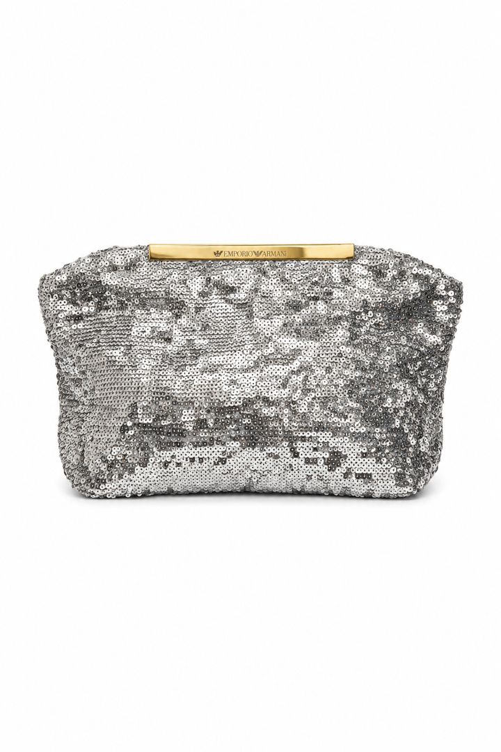 Emporio Armani Sequin Embellished Clutch