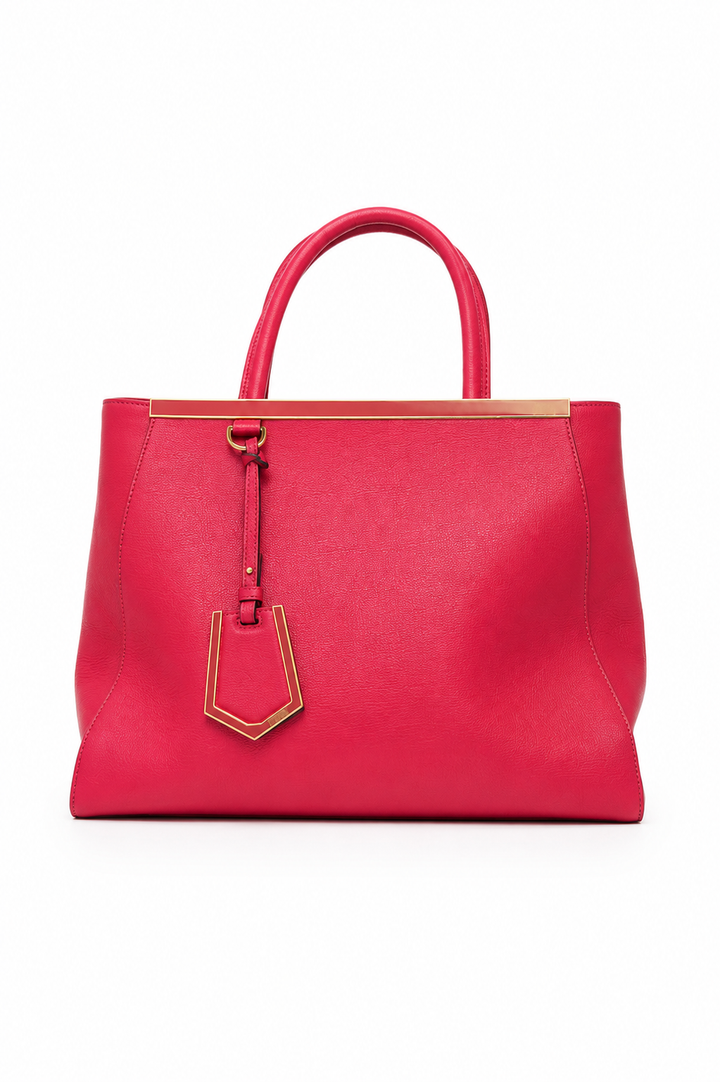 Fendi Pink Leather Large 3Jours Tote