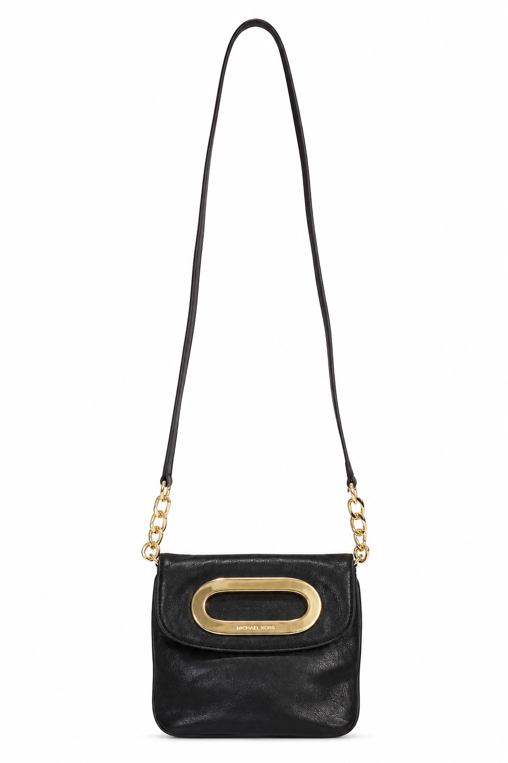 Michael Kors Berkley Black Leather Crossbody