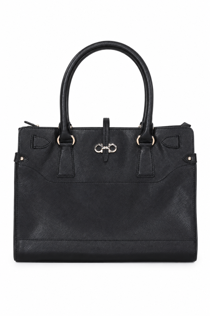 Salvatore Ferragamo Briana Saffiano Leather Tote
