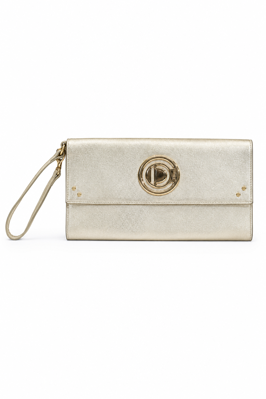 Dior Metallic Leather Clutch/Wristlet