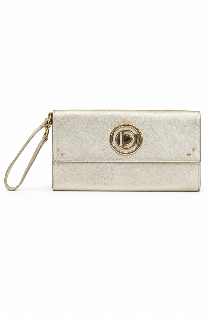 Dior Metallic Leather Clutch/Wristlet