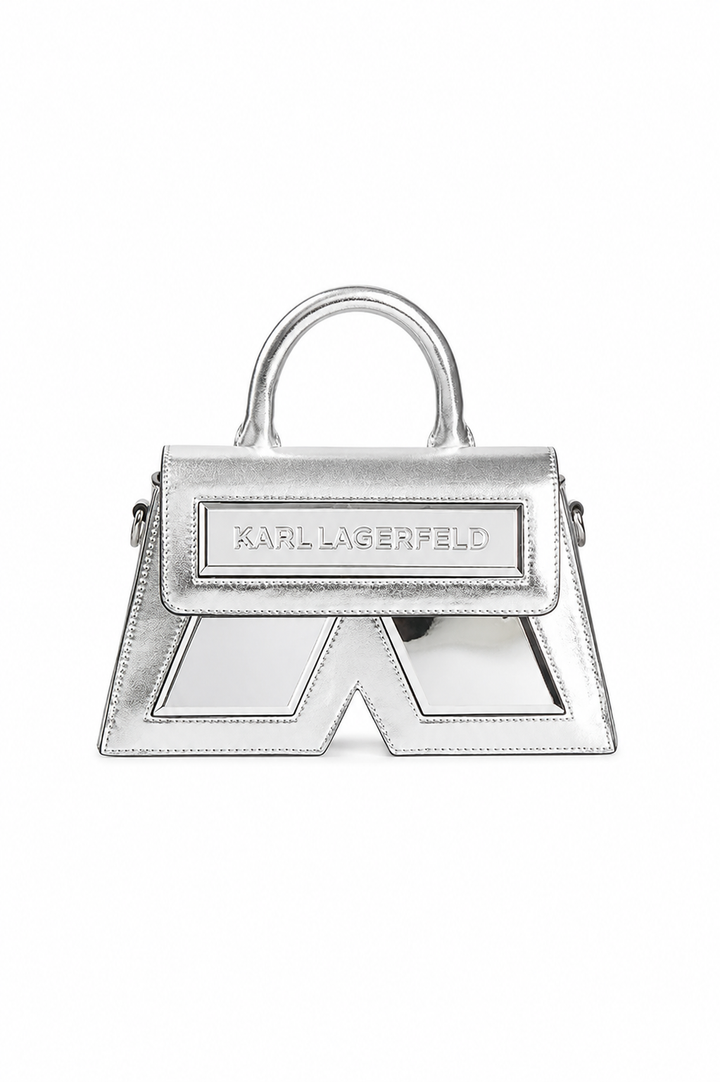 Karl Lagerfeld Ikon K Metallic Crossbody Bag