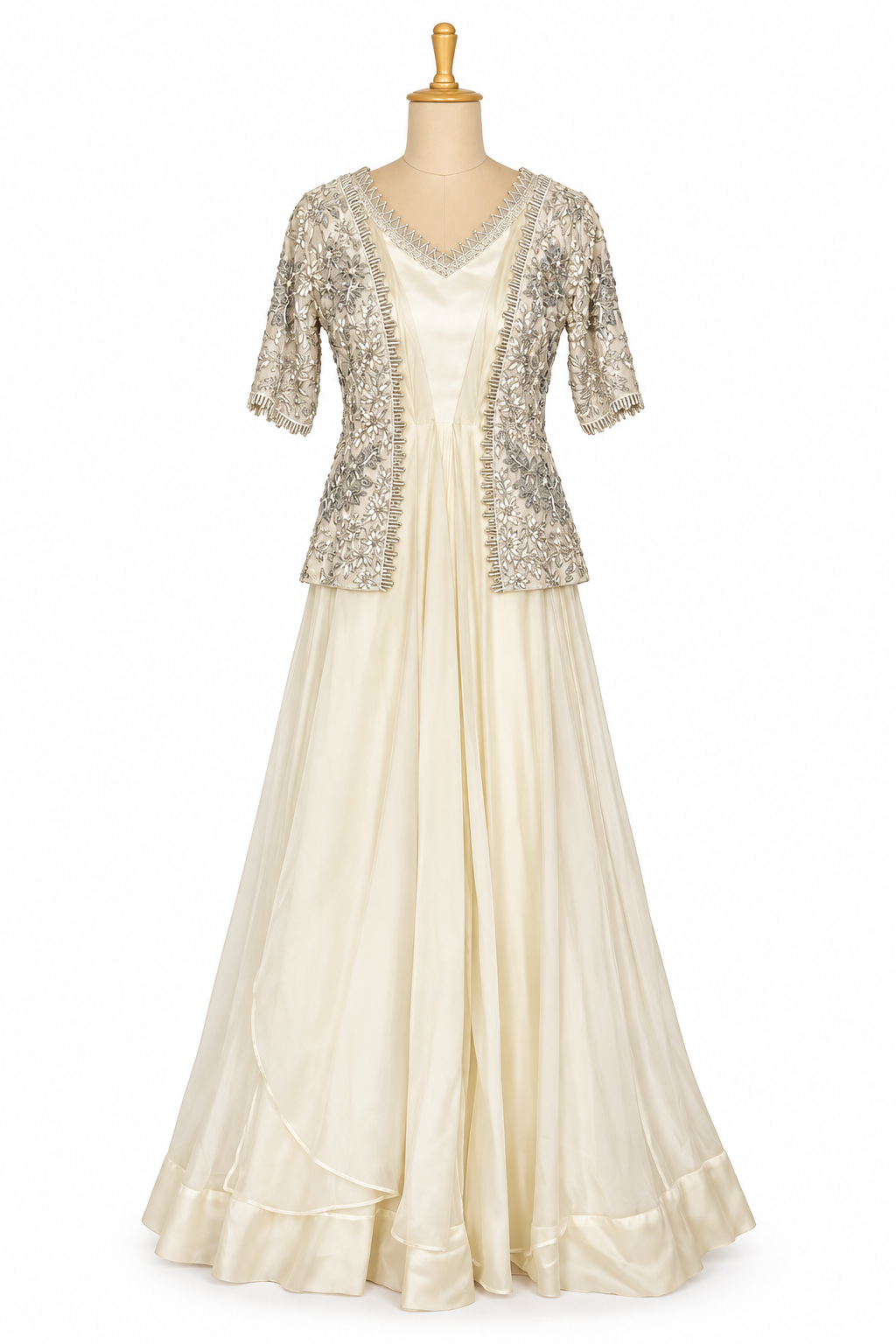 Ridhima Bhasin Embroidered Gown with Jacket
